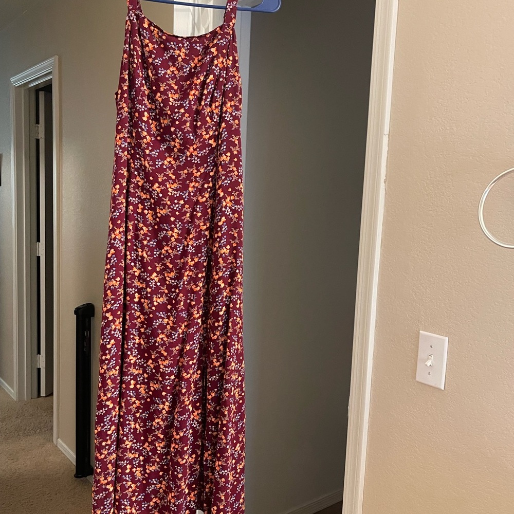 Old Navy Burgundy Dress